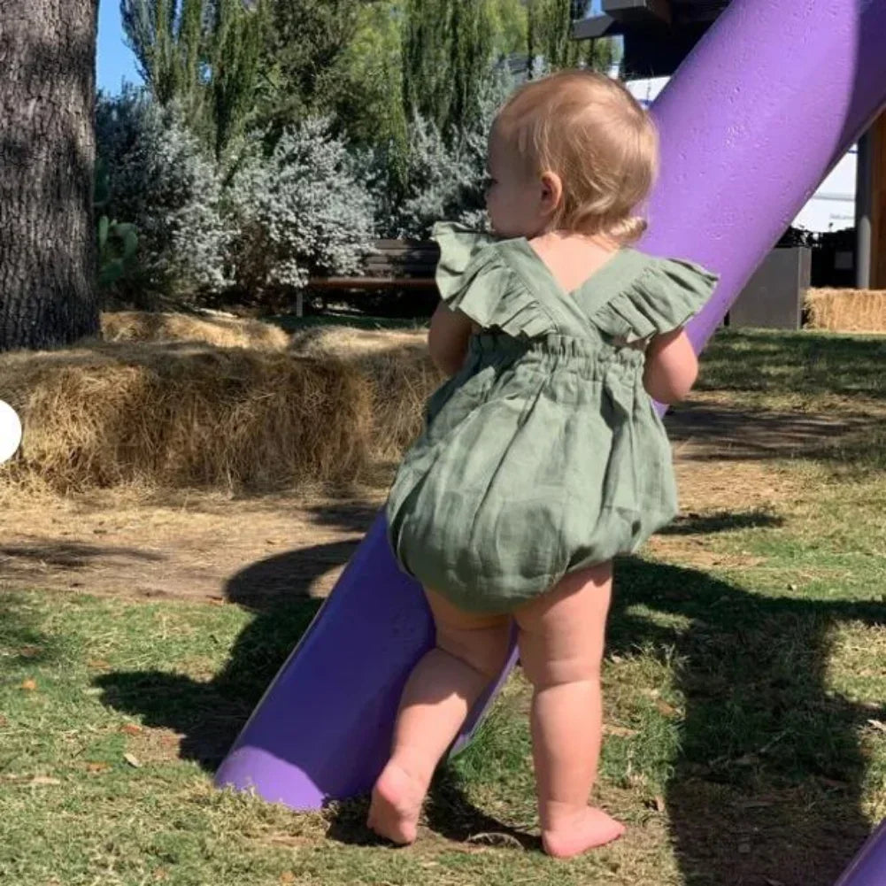 Baby Girls Ruffle Romper