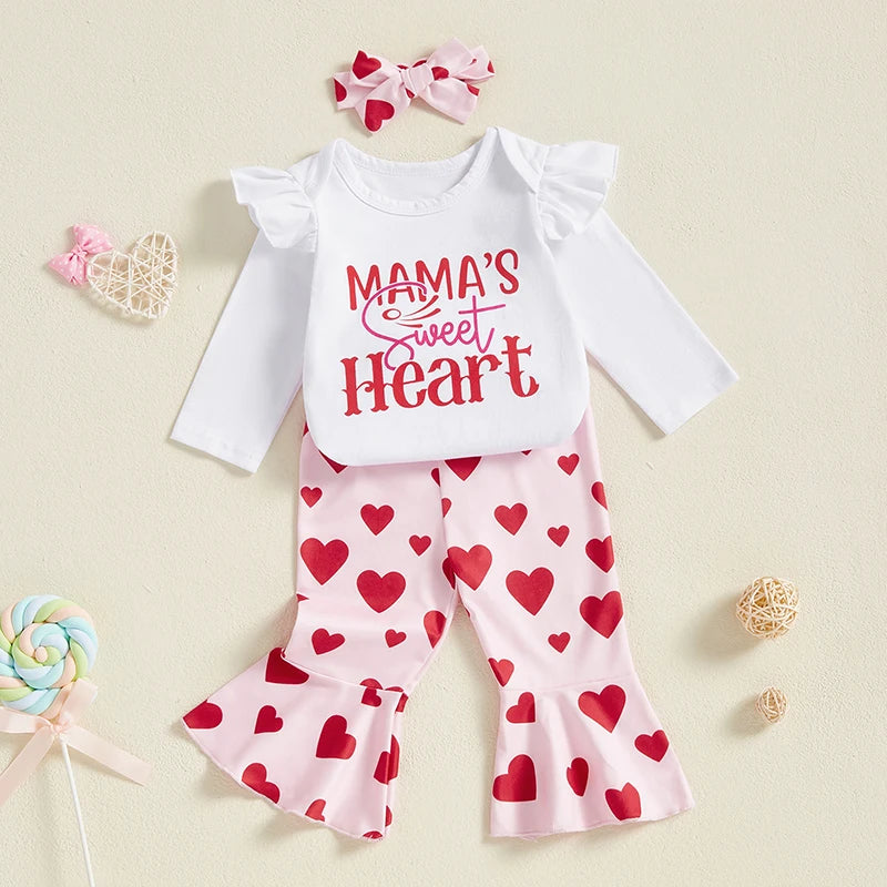 Mama's Sweetheart Outfit Set