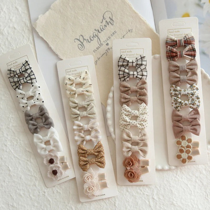 Hair Bow Clips - 10 per pack