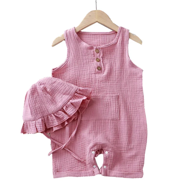 Summer Romper With Hat
