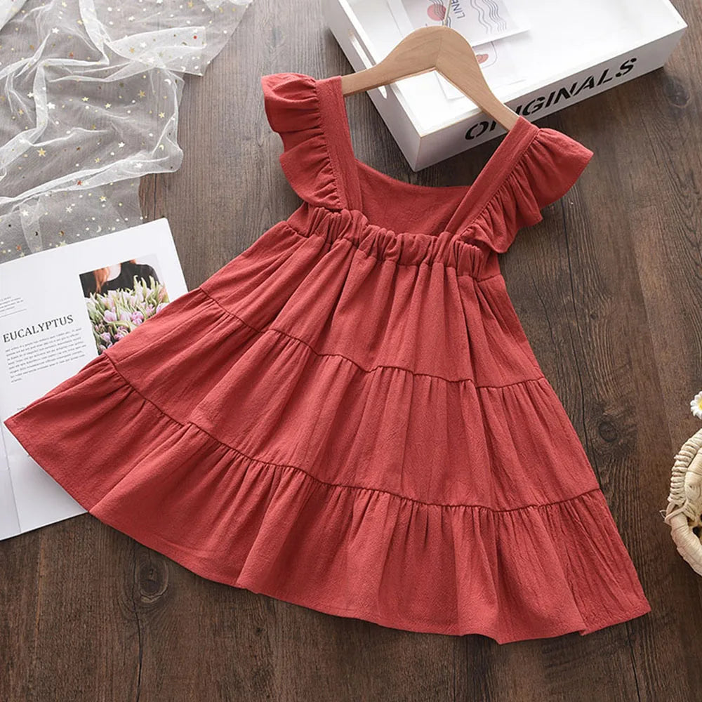 Sleeveless Ruffle Dress