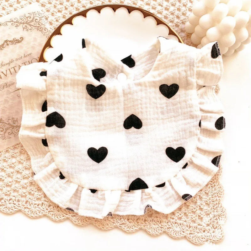Ruffle Floral Bibs