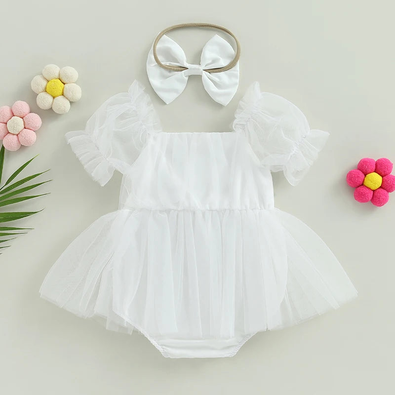 Tulle Romper & Headband Set