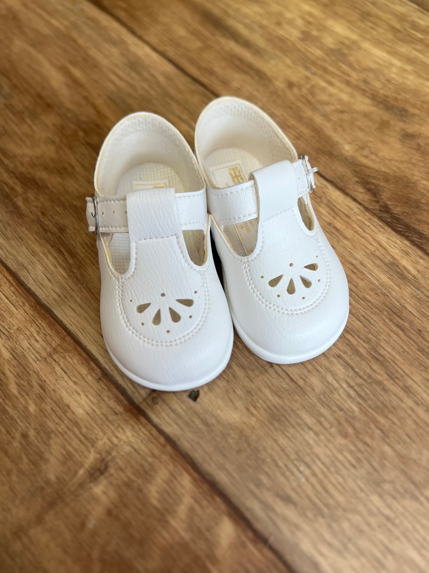 White Matt Baypod Shoes