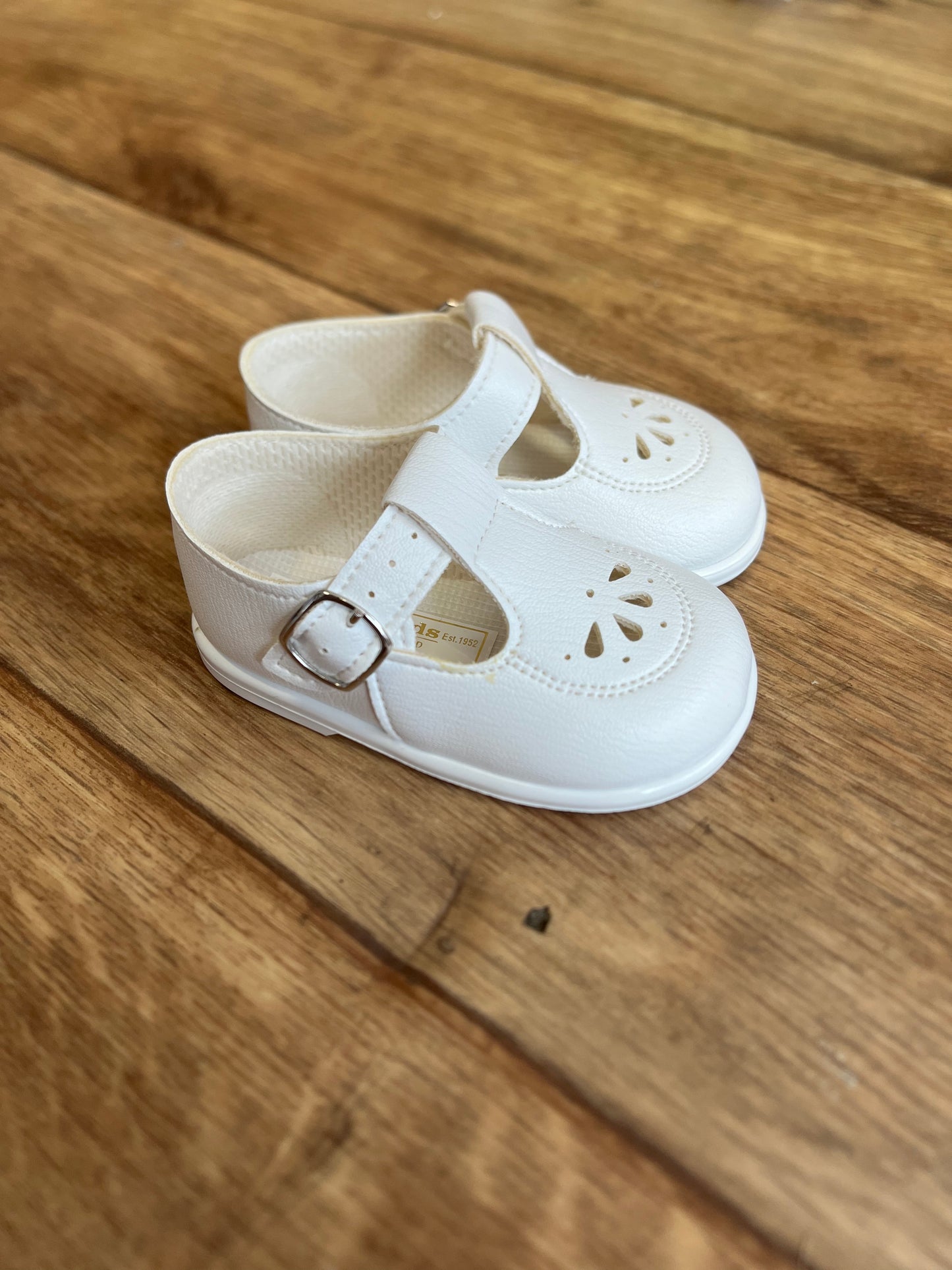 White Matt Baypod Shoes