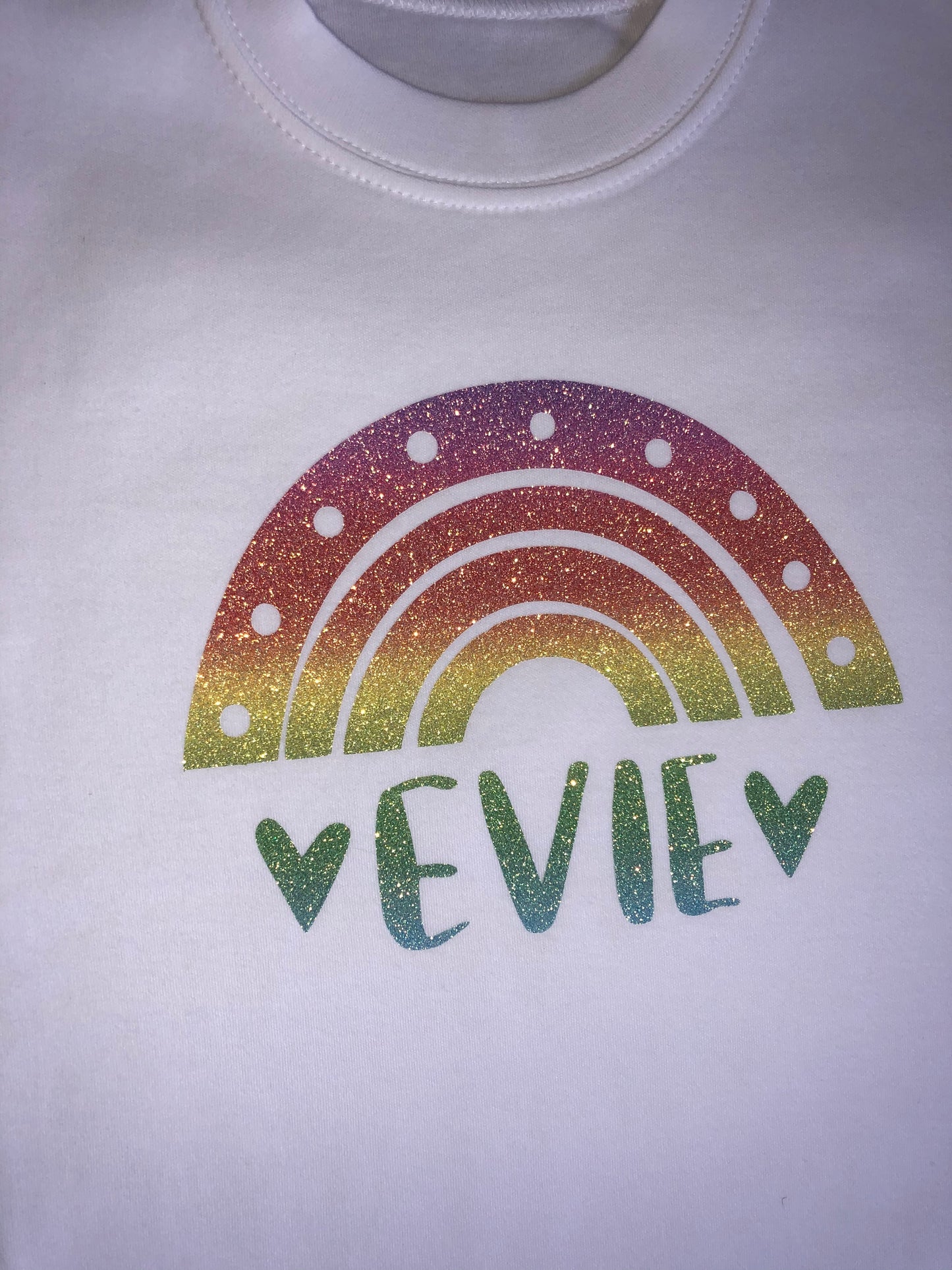 Rainbow Glitter Tshirt