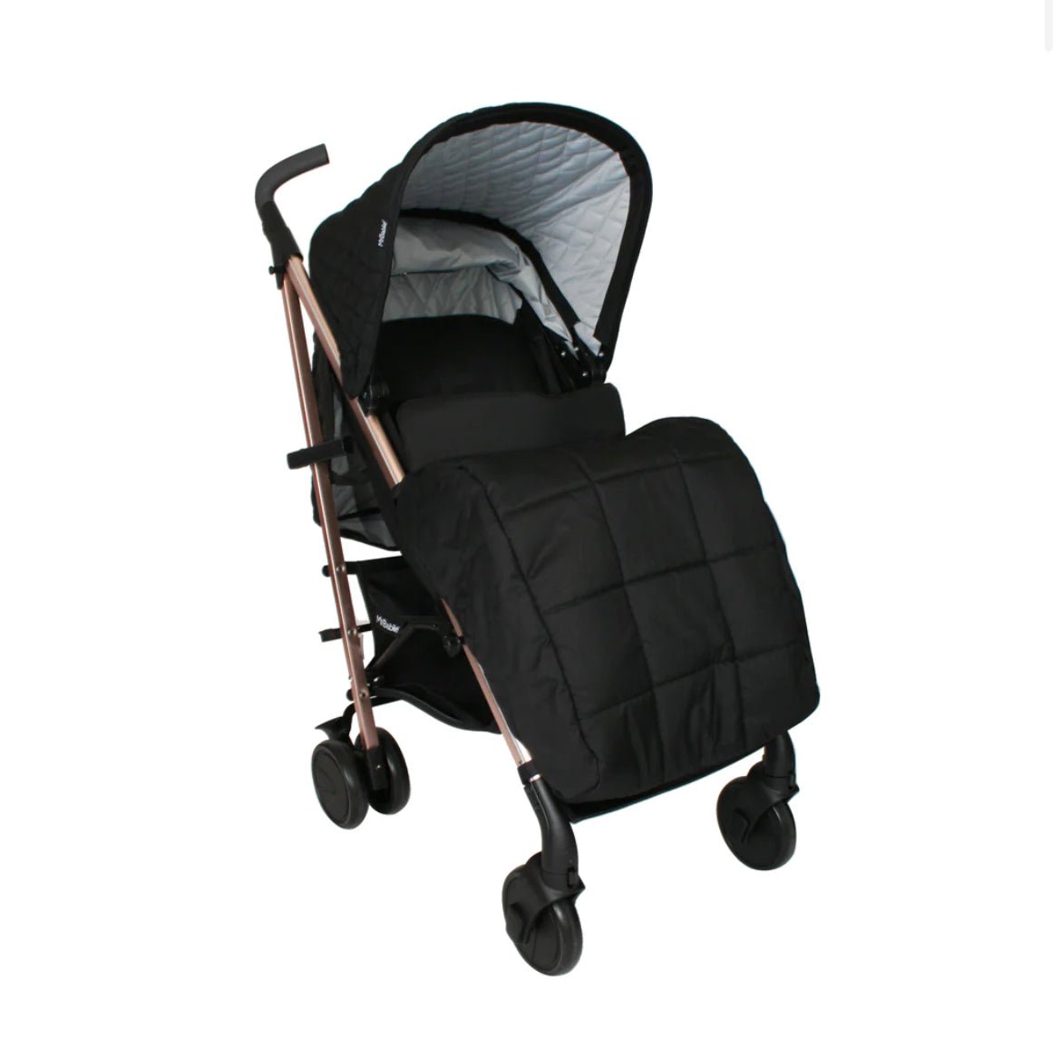 MB51 Billie Faiers Black Quilted Lightweight Stroller