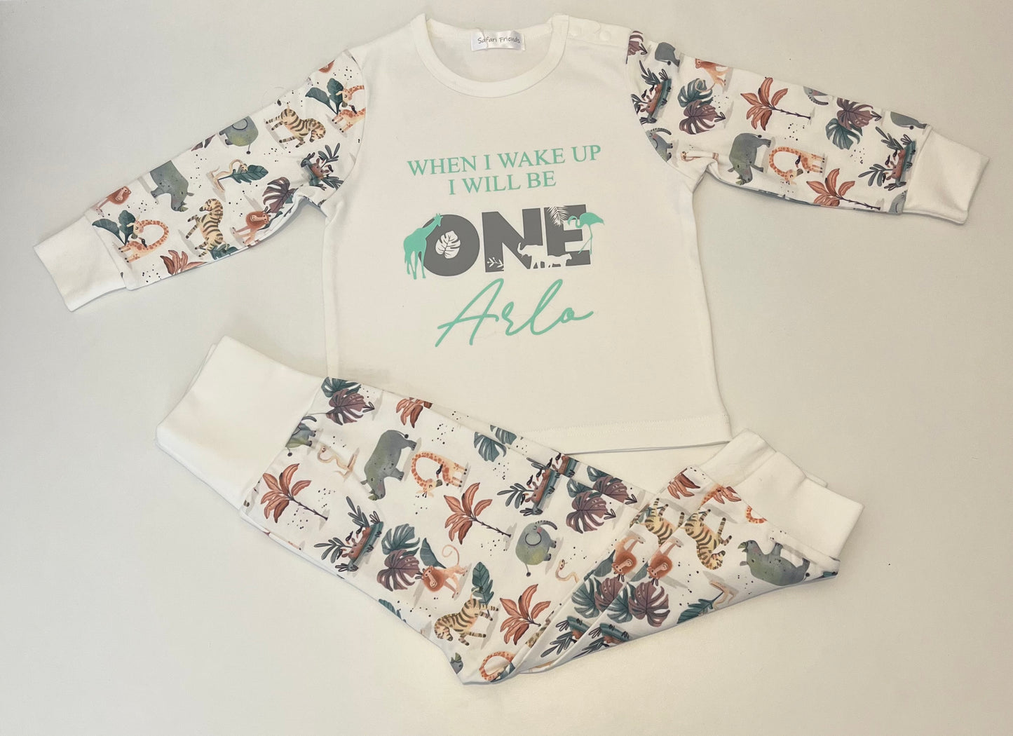 Safari Birthday Pjs