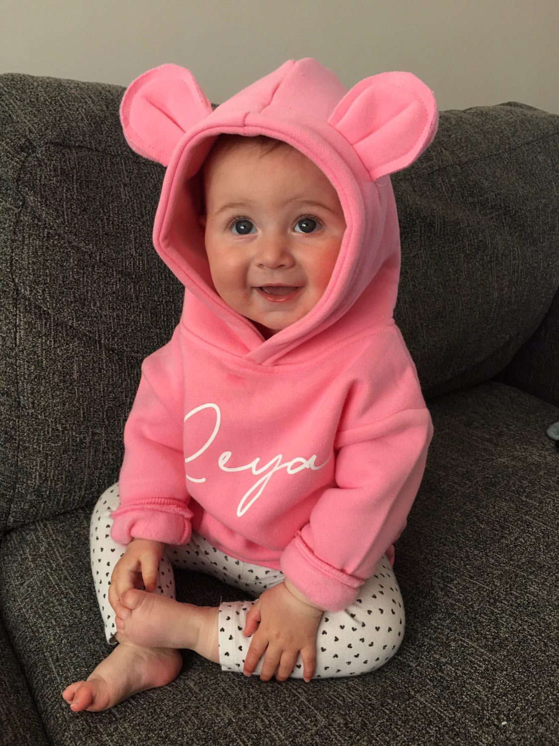 Pink Bear Hoody