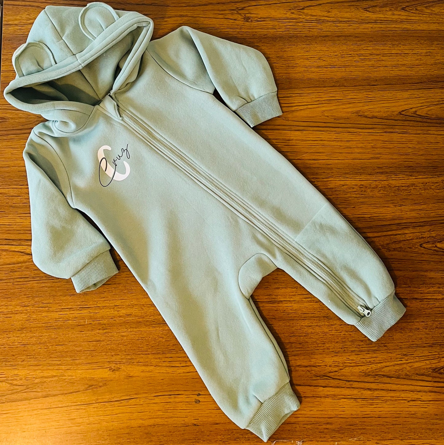 Sage Baby Bear Onesie