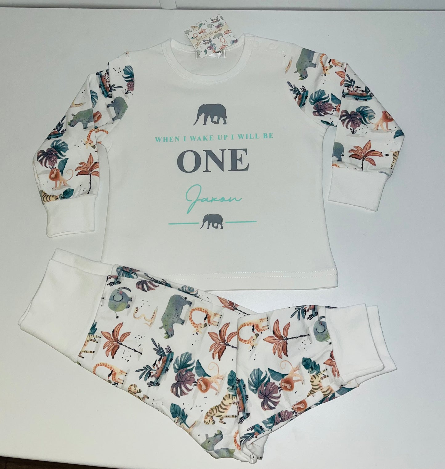 Safari Birthday Pjs