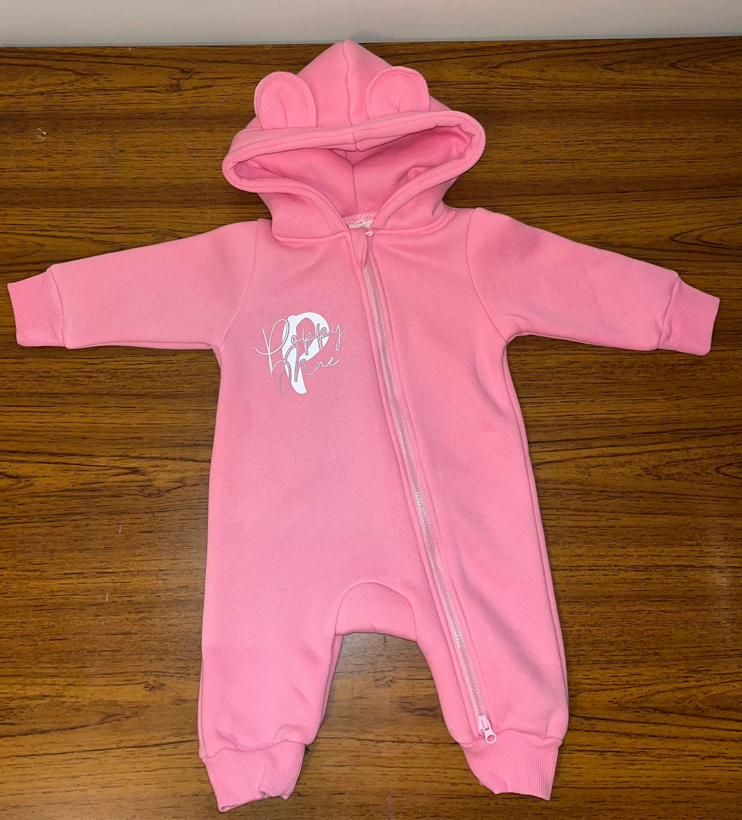 Pink Baby Bear Onesie