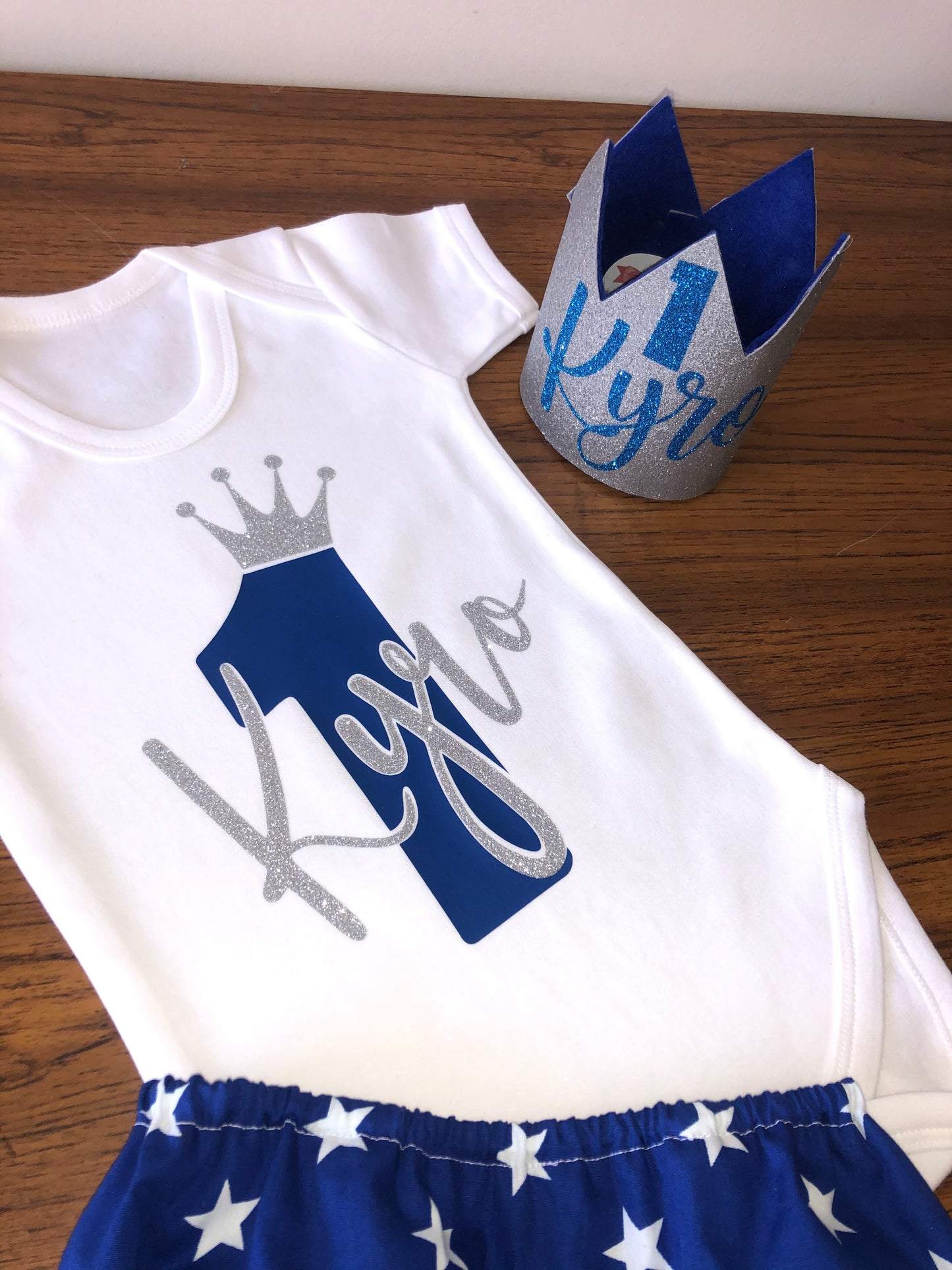 First Birthday Set - Royal Blue Star