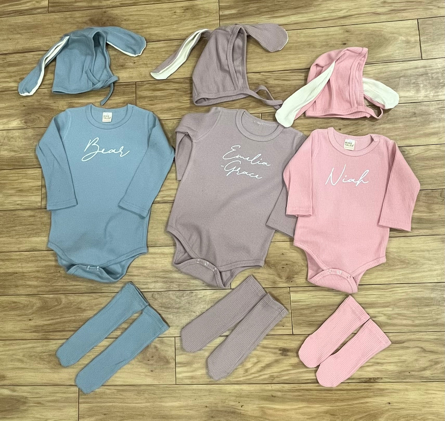 Pink Bunny Outfit Set