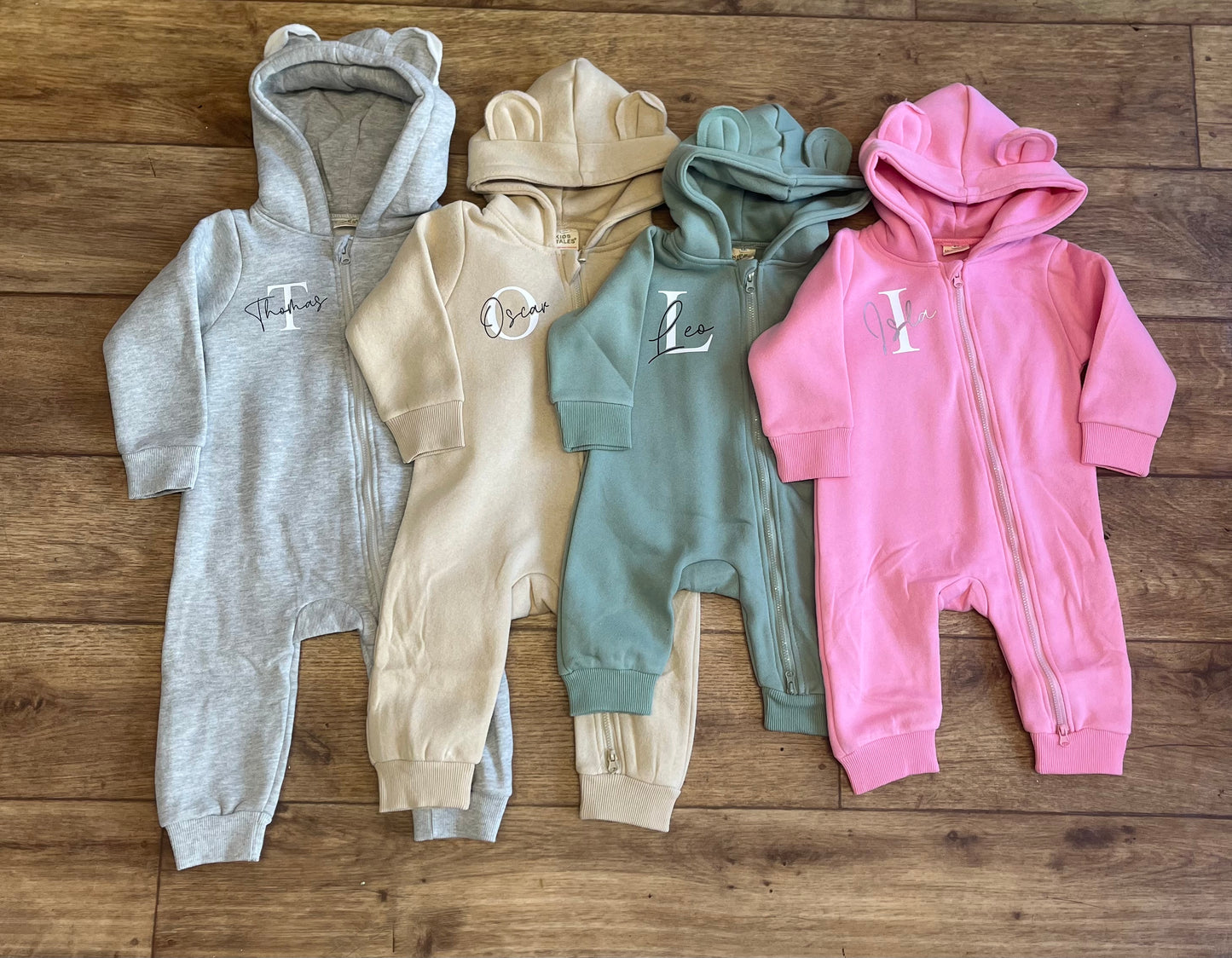 Grey Baby Bear Onesie