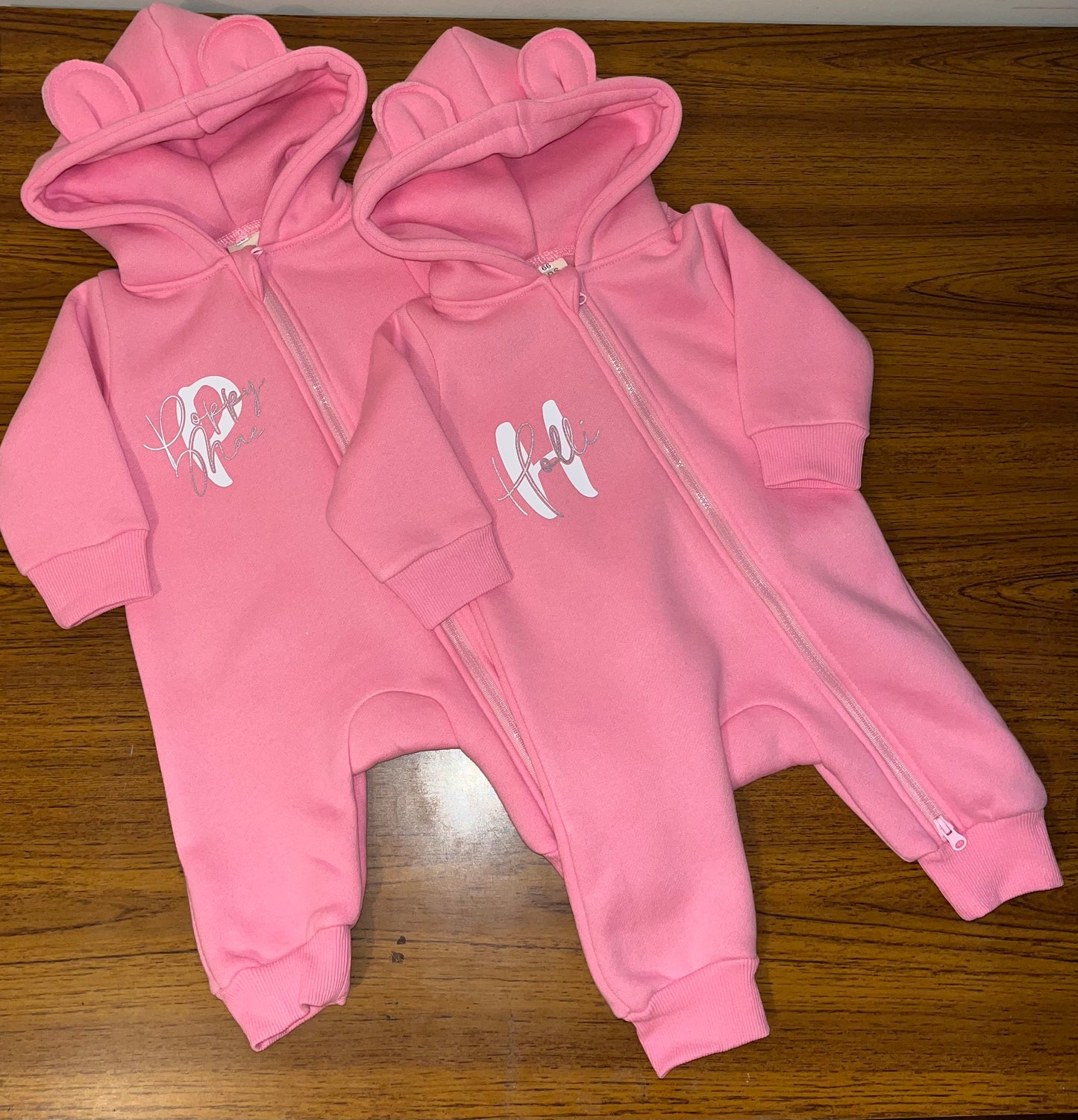 Pink Baby Bear Onesie
