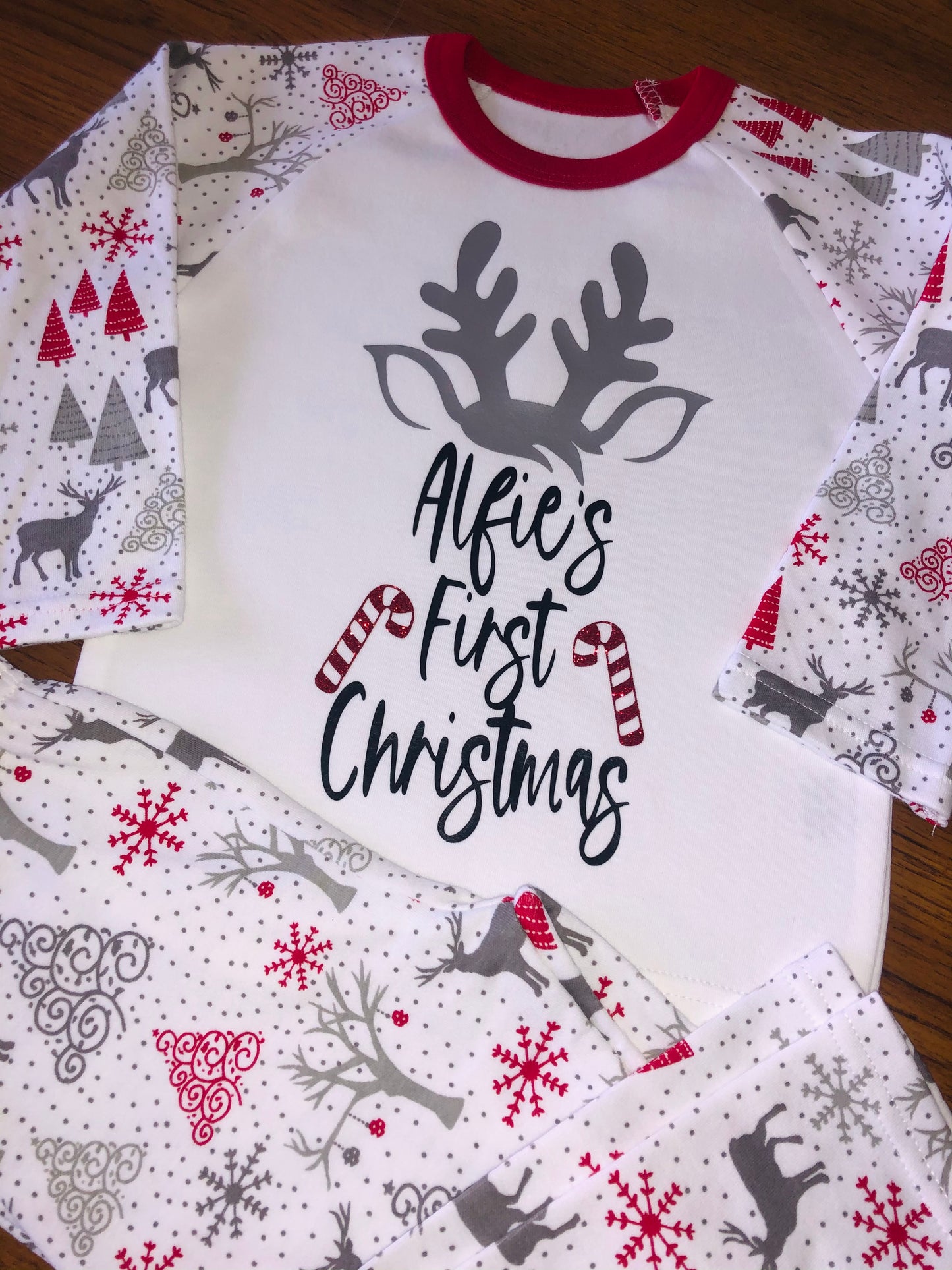 Reindeer First Christmas Sleepsuit / Pjs