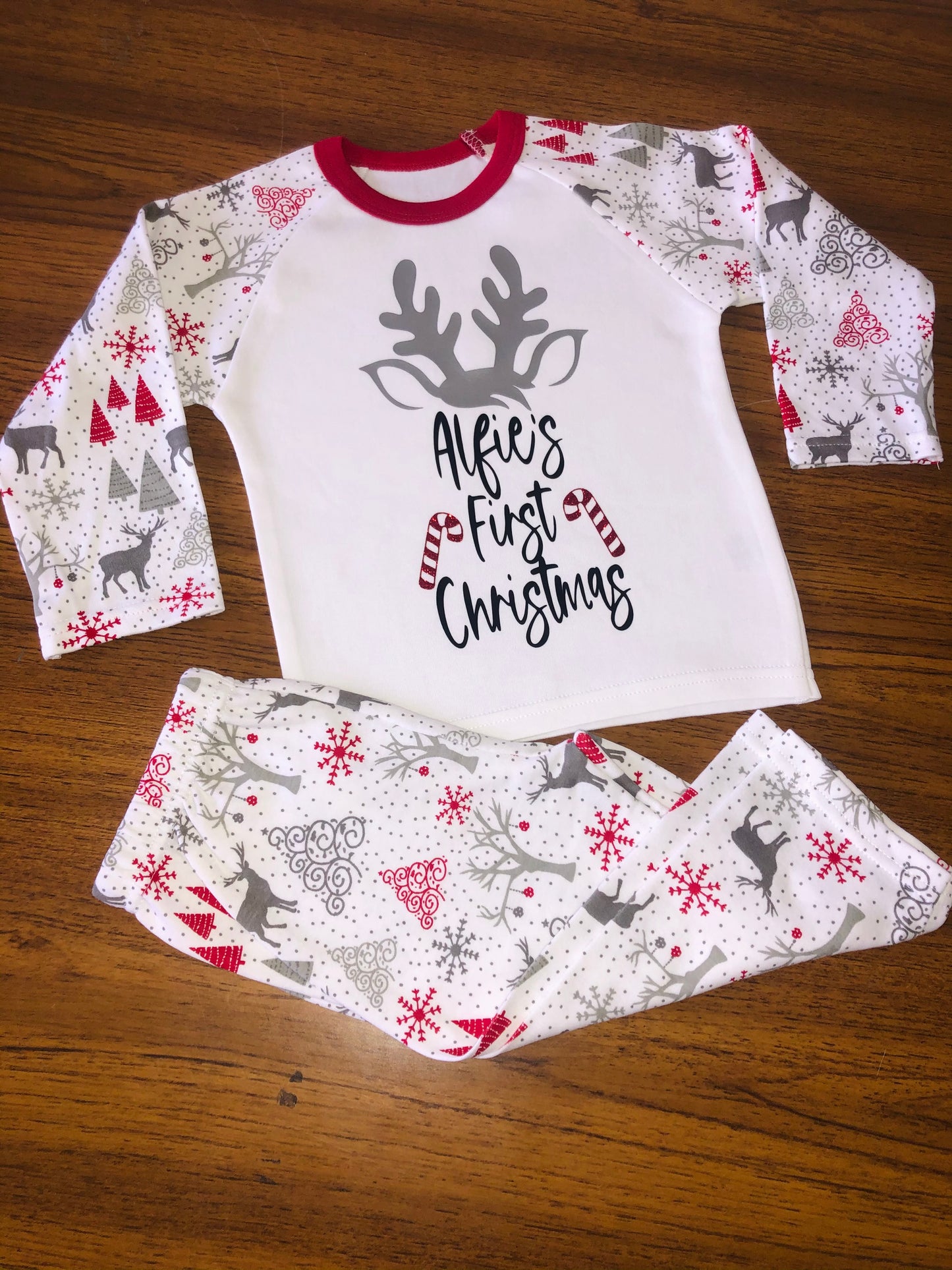 Reindeer First Christmas Sleepsuit / Pjs