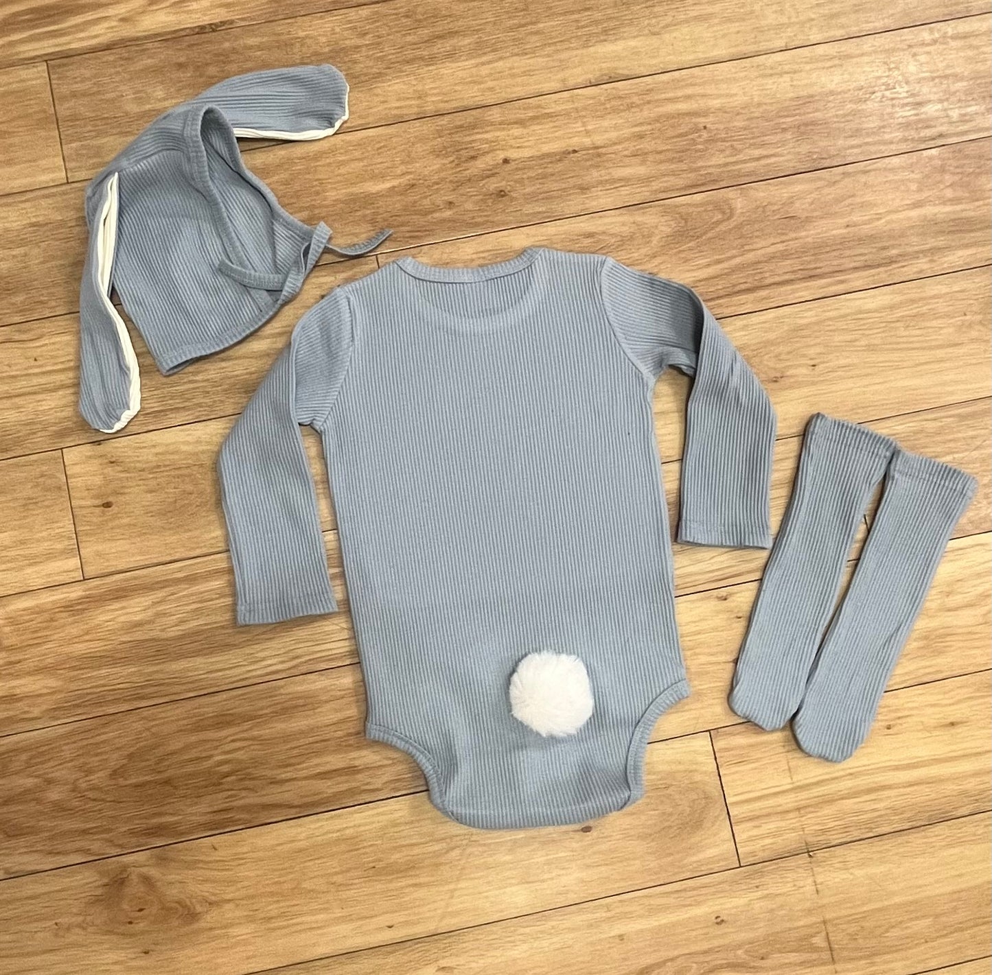 Blue Bunny Outfit Set