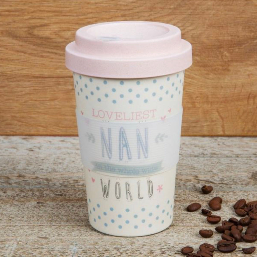 Loveliest Nan Bamboo Travel Mug