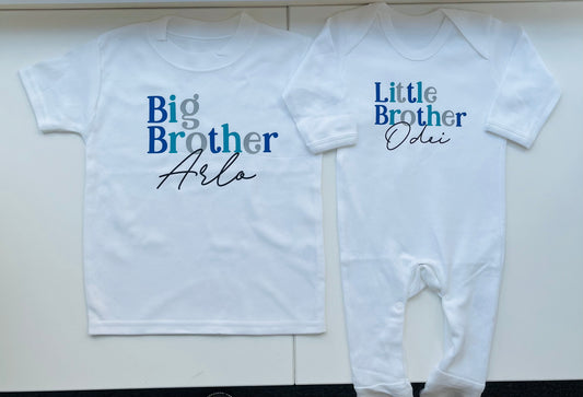 Big / Little Brother Sleepsuit / Tshirt
