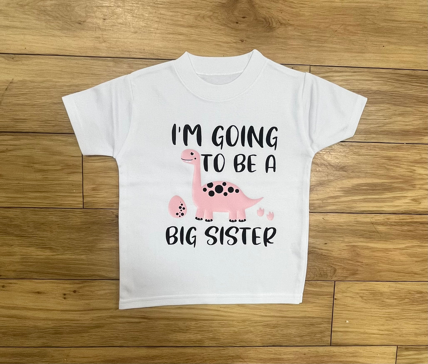 I’m going to be a Big Sister - Dinosaur Tshirt