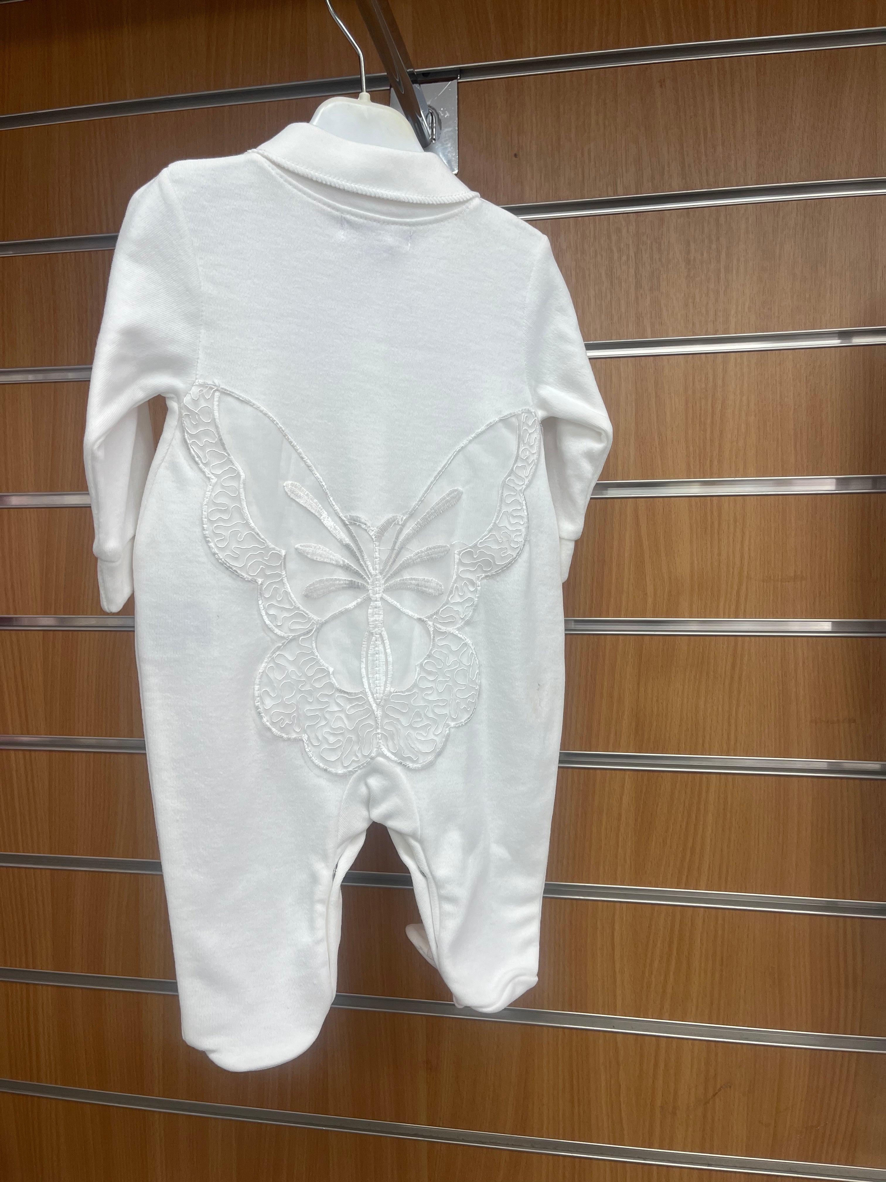 Christening sleepsuit best sale