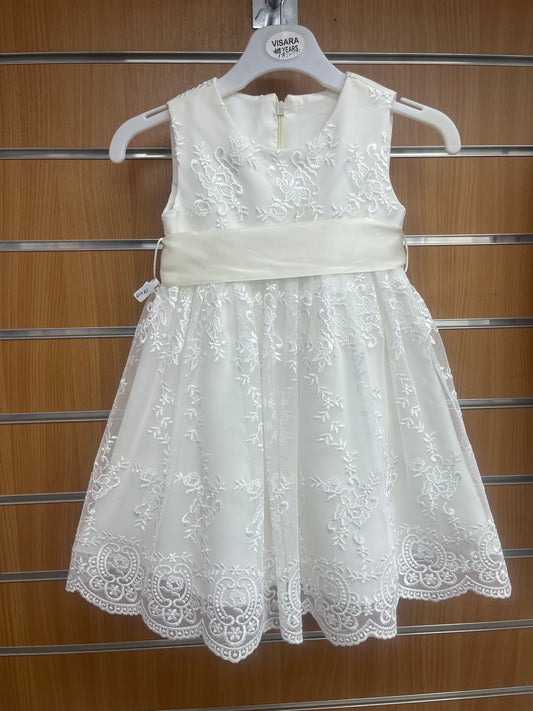 Ivory Lace Dress 18-24 Months