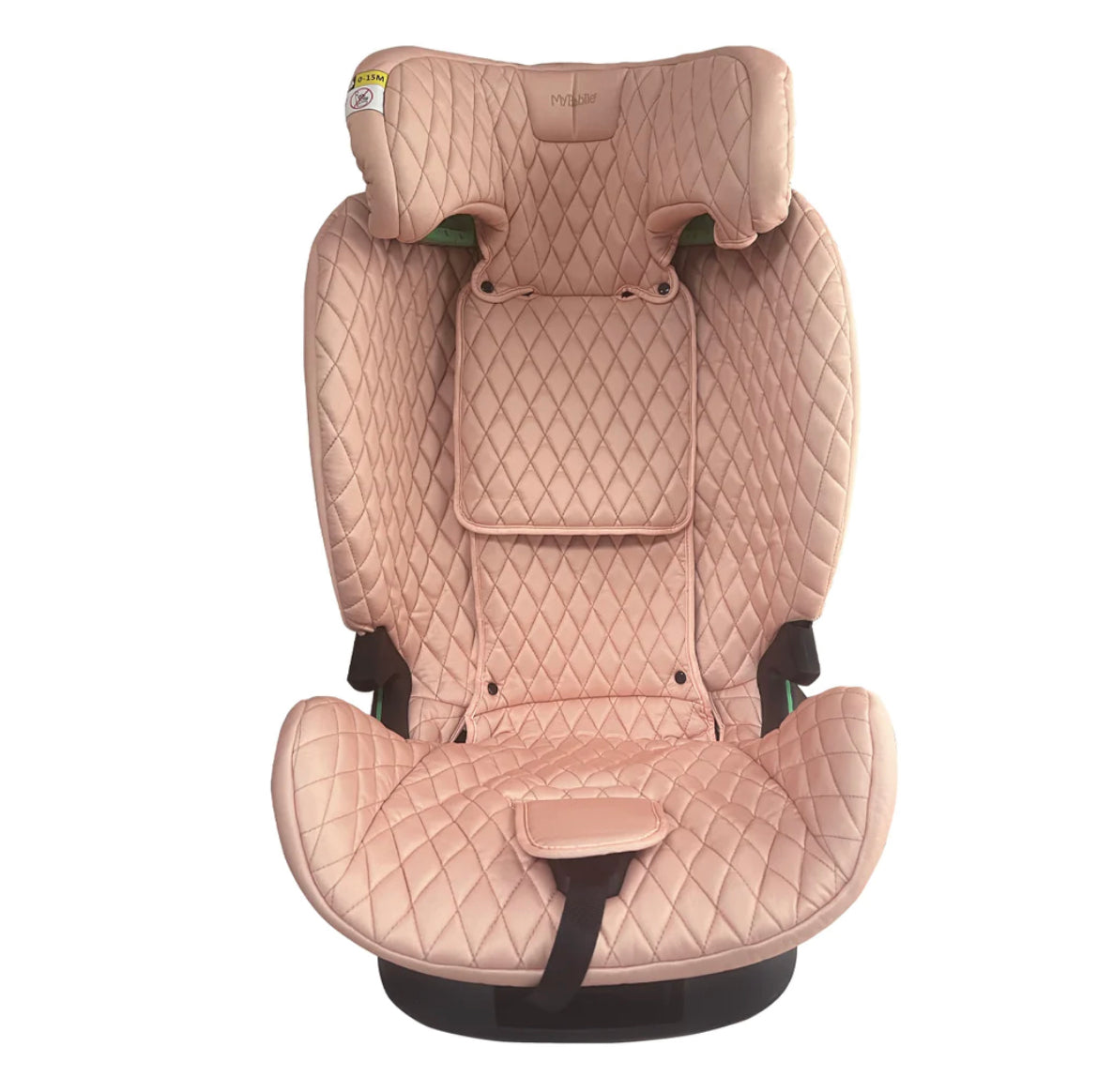 Billie Faiers iSize Blush Quilted Car Seat (76-150cm)