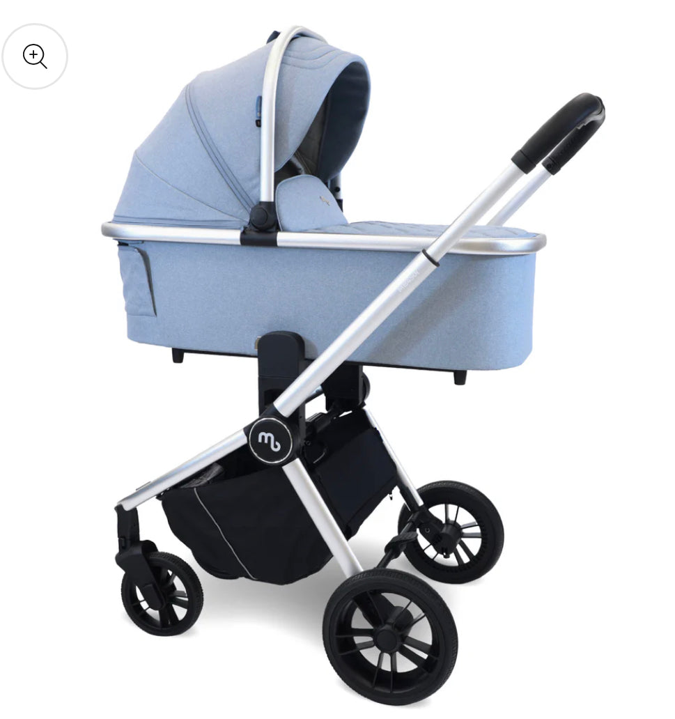 MB450i 3-in-1 Travel System with i-Size Car Seat - Steel Blue