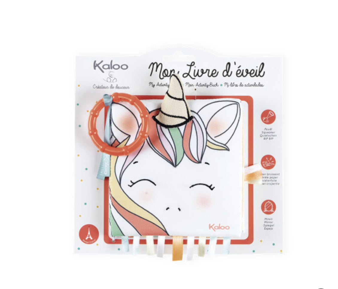 Kaloo Soft Book - Unicorn