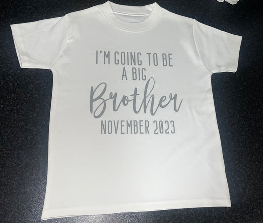 I’m going to be a Big Brother Tshirt