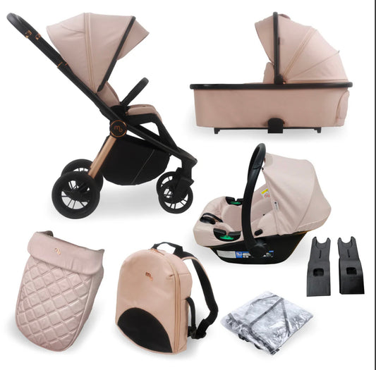 MB450i 3-in-1 Travel System with i-Size Car Seat - Pastel Pink