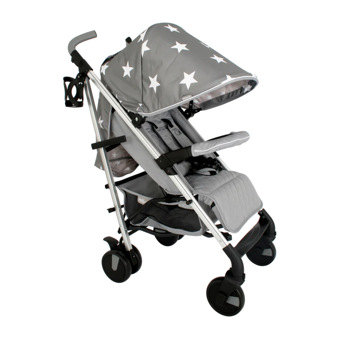 MB51 Billie Faiers Grey Stars Lightweight Stroller