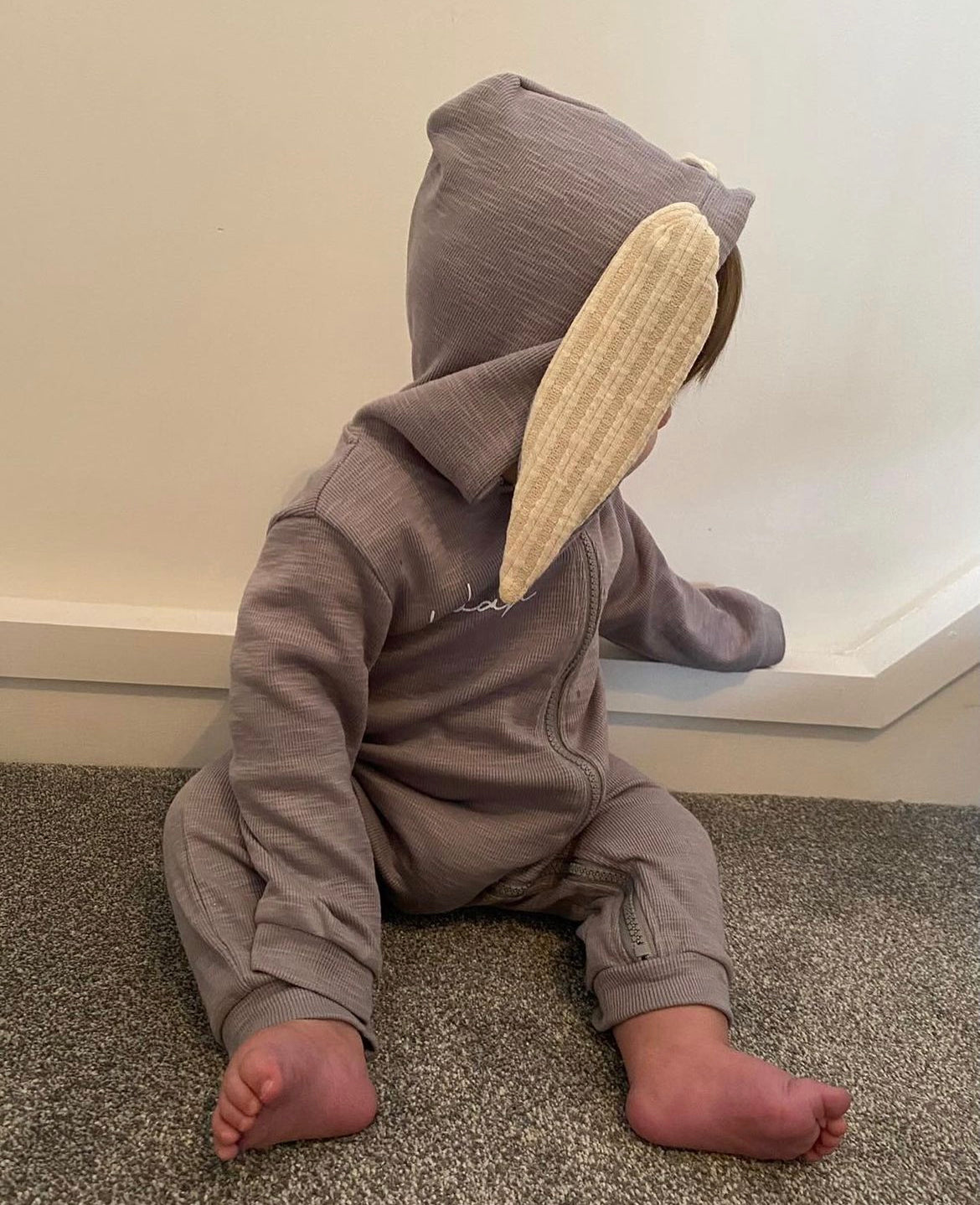 Grey Bunny Onesie