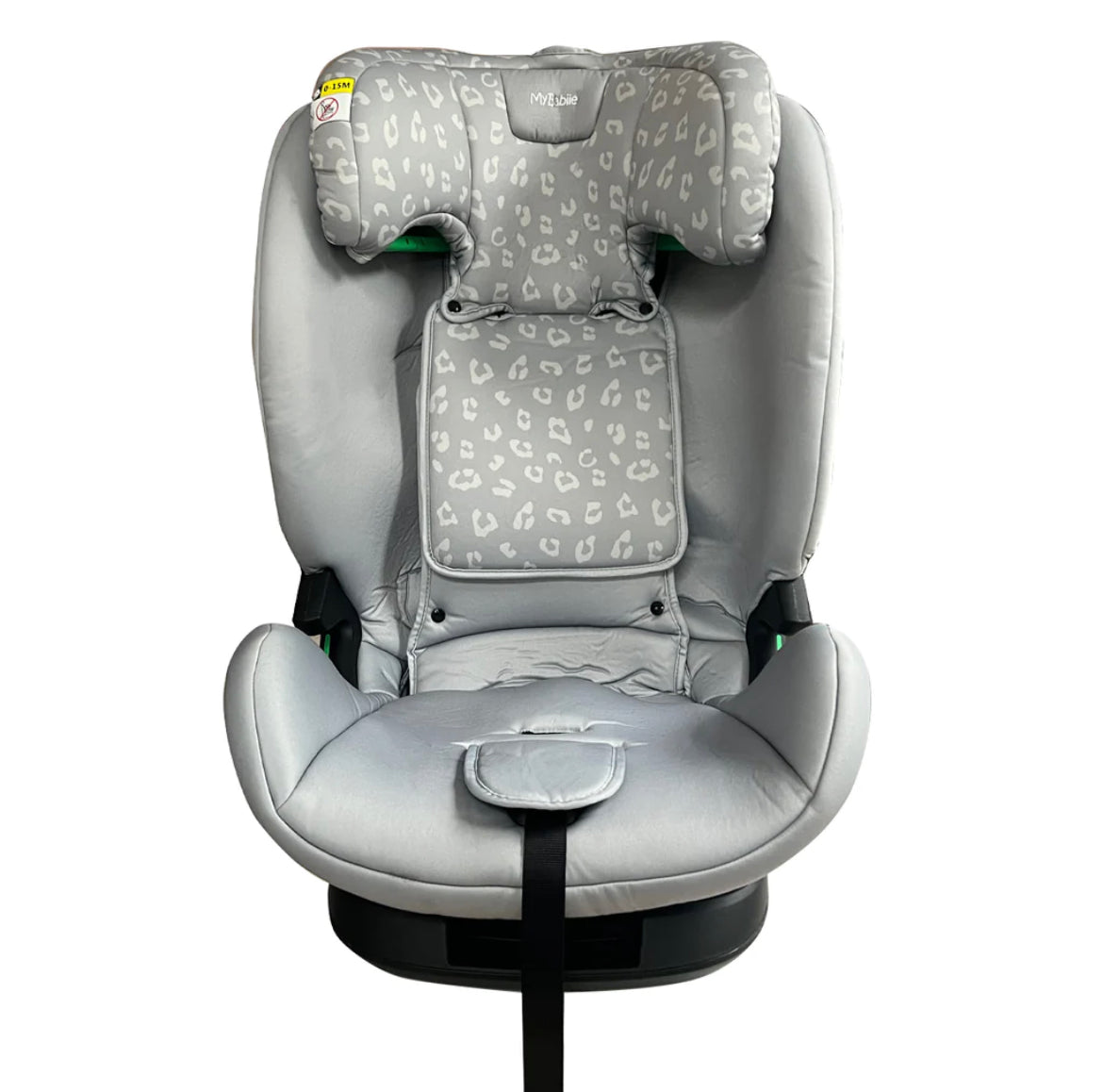 Dani Dyer iSize Grey Leopard Car Seat (76-150cm)