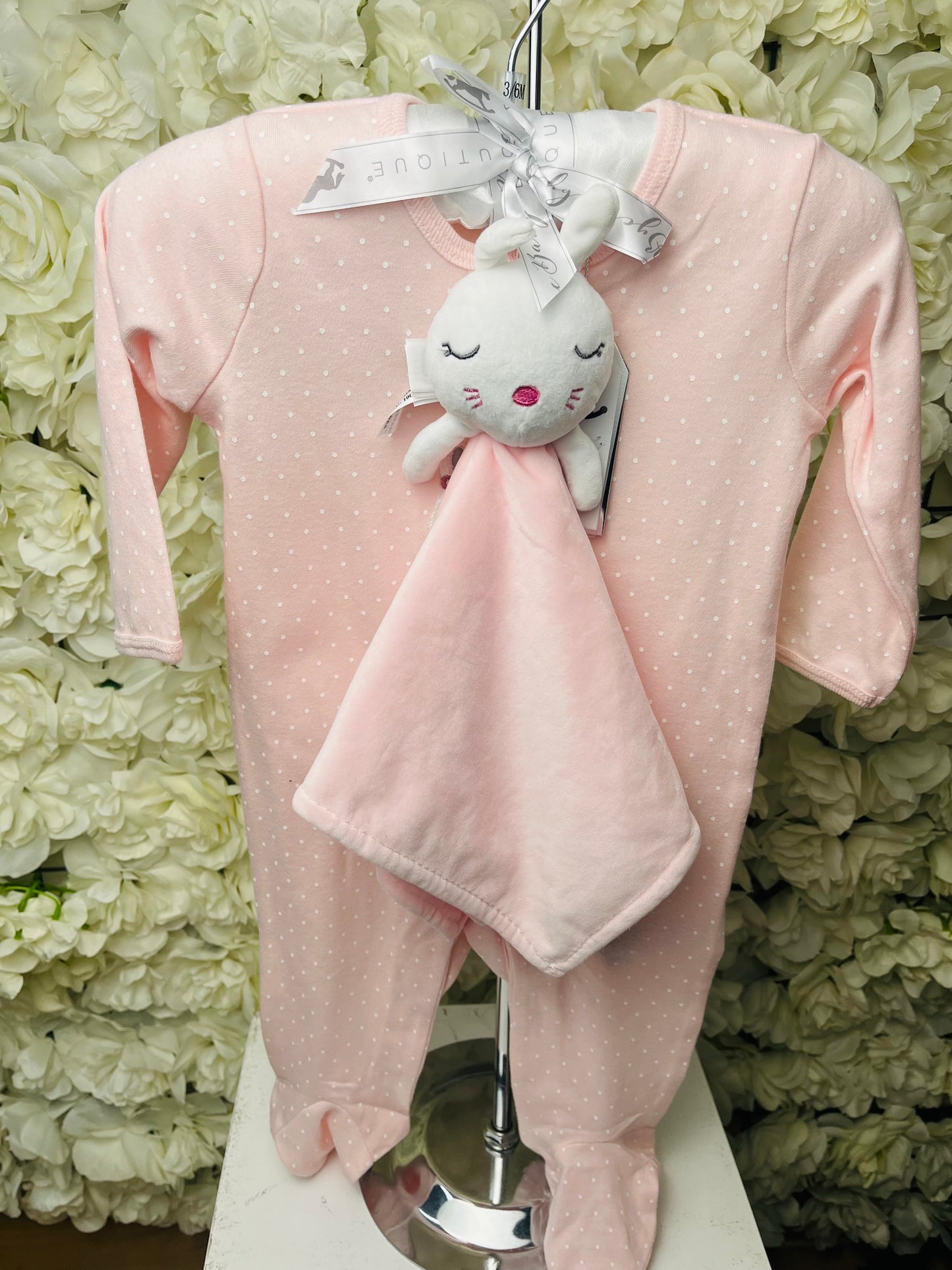 Pink Sleepsuit & Comforter Set