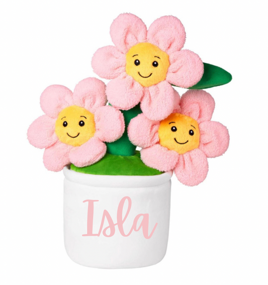 Large Personalised Flowers Soft Toy