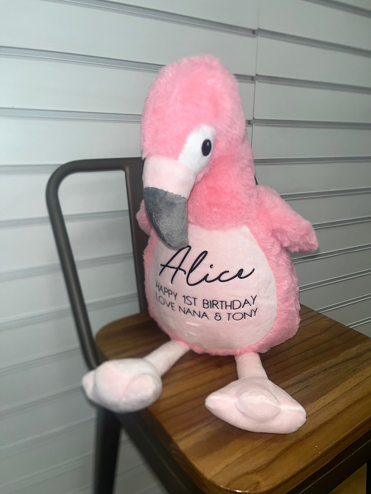 Large Personalised Flamingo