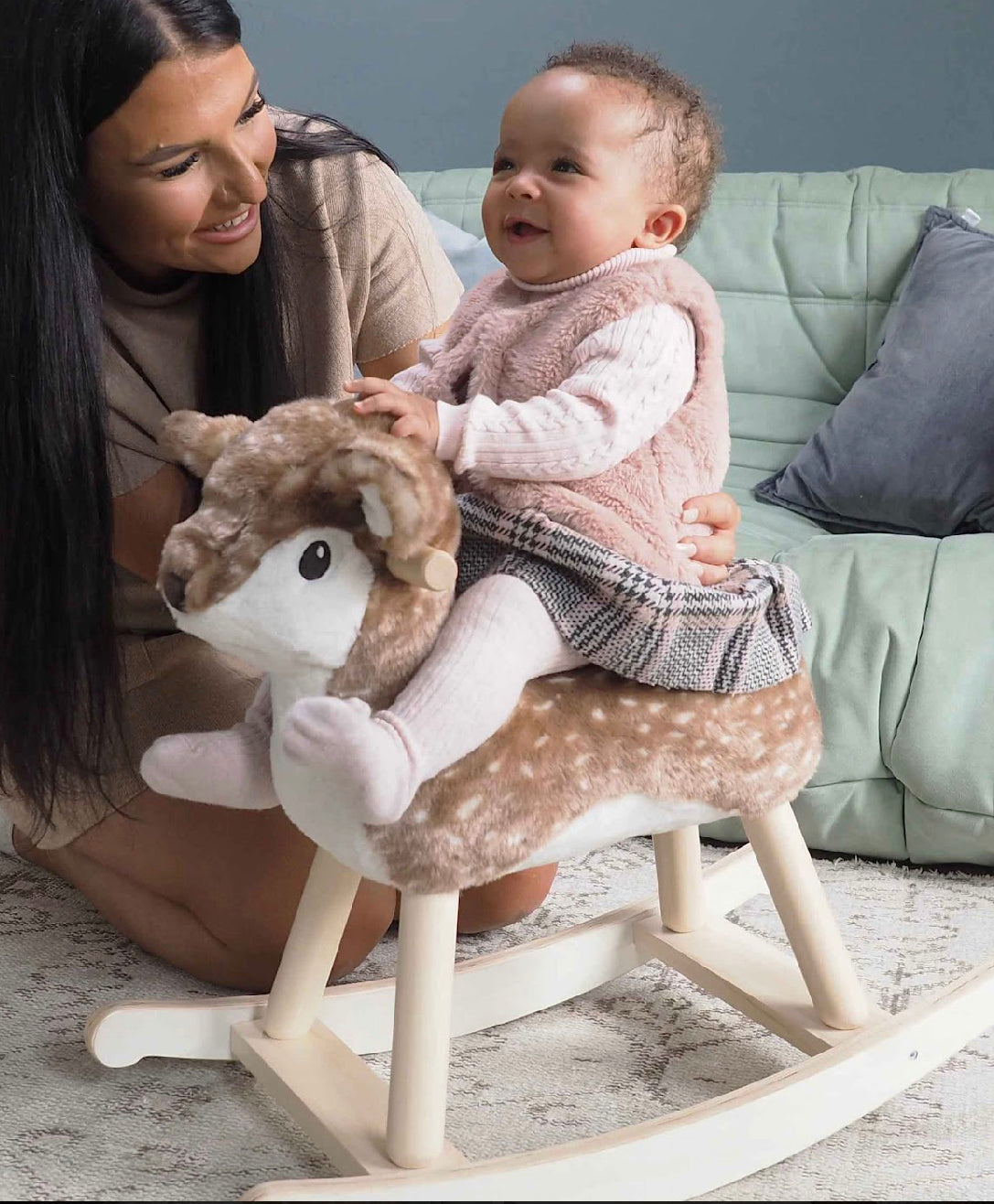 Baby girl rocking horse online