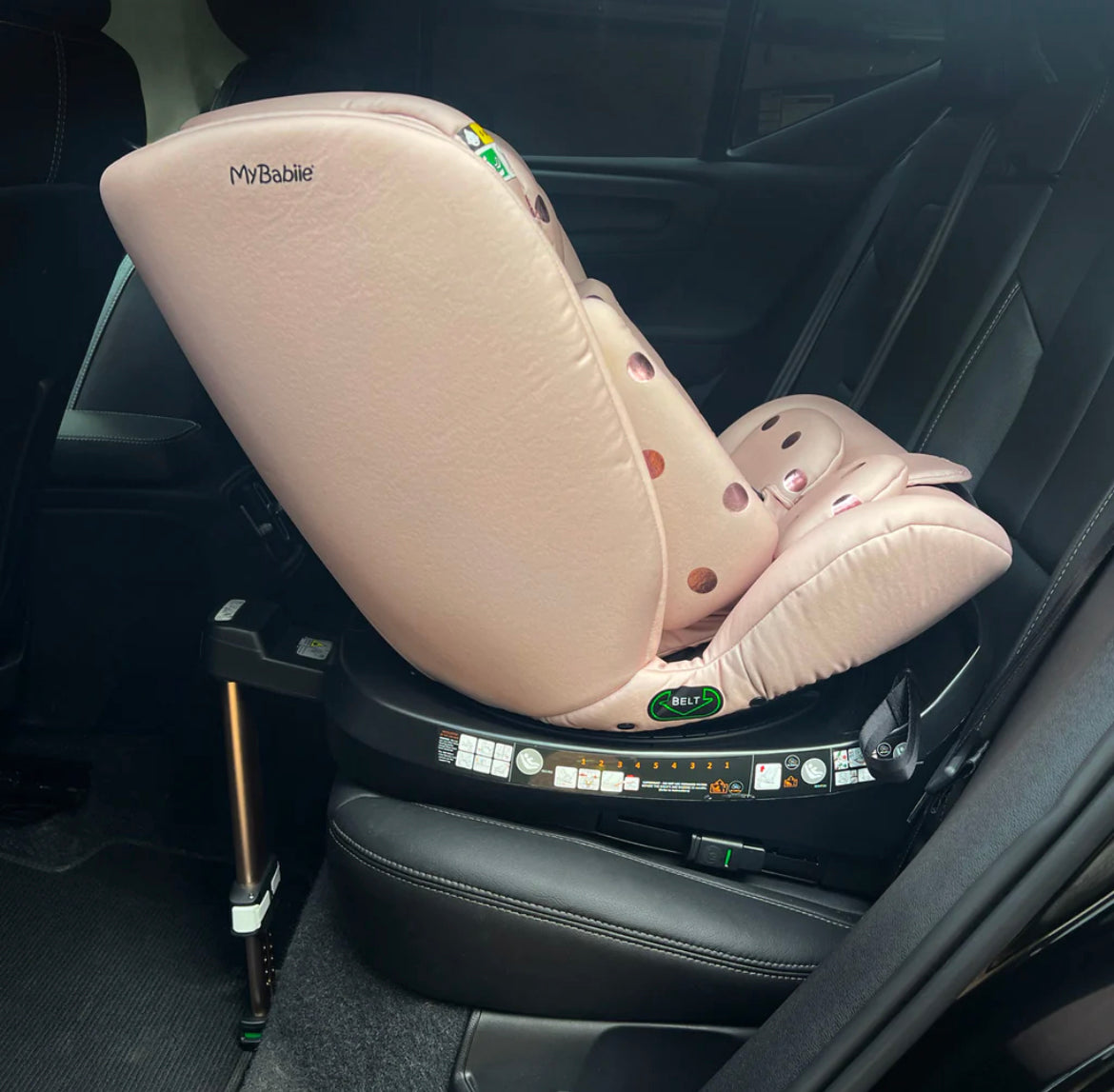 Samantha Faiers iSize Pink Polka Spin Car Seat (40-150cm)
