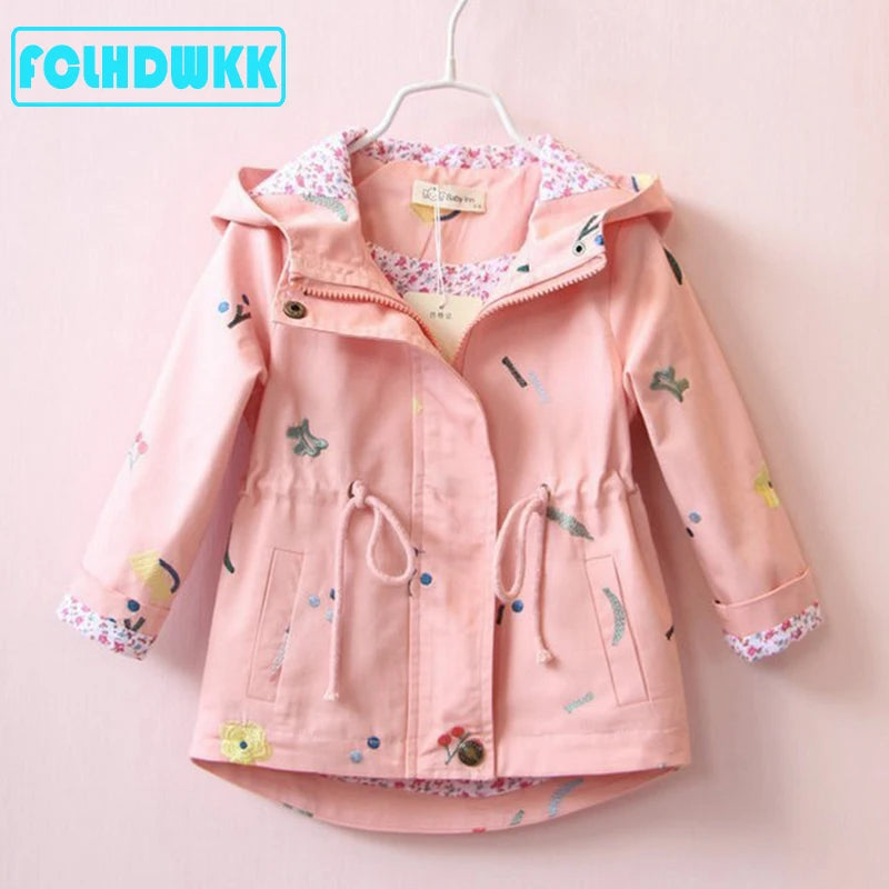 Hooded Drawstring Jacket