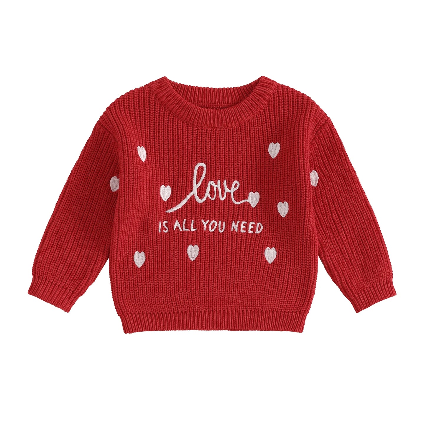 Love Is All You Need Knitted Sweatshirt