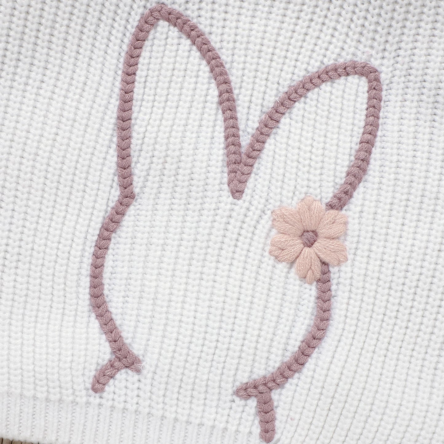 Knitted Bunny Sweatshirt