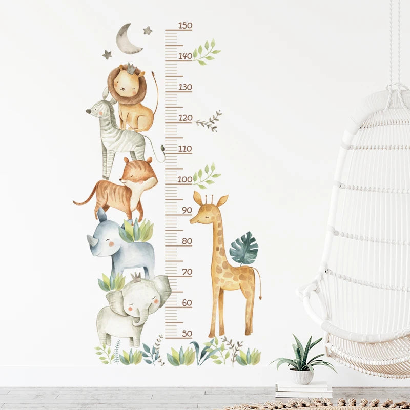 Safari Animals Growth Chart