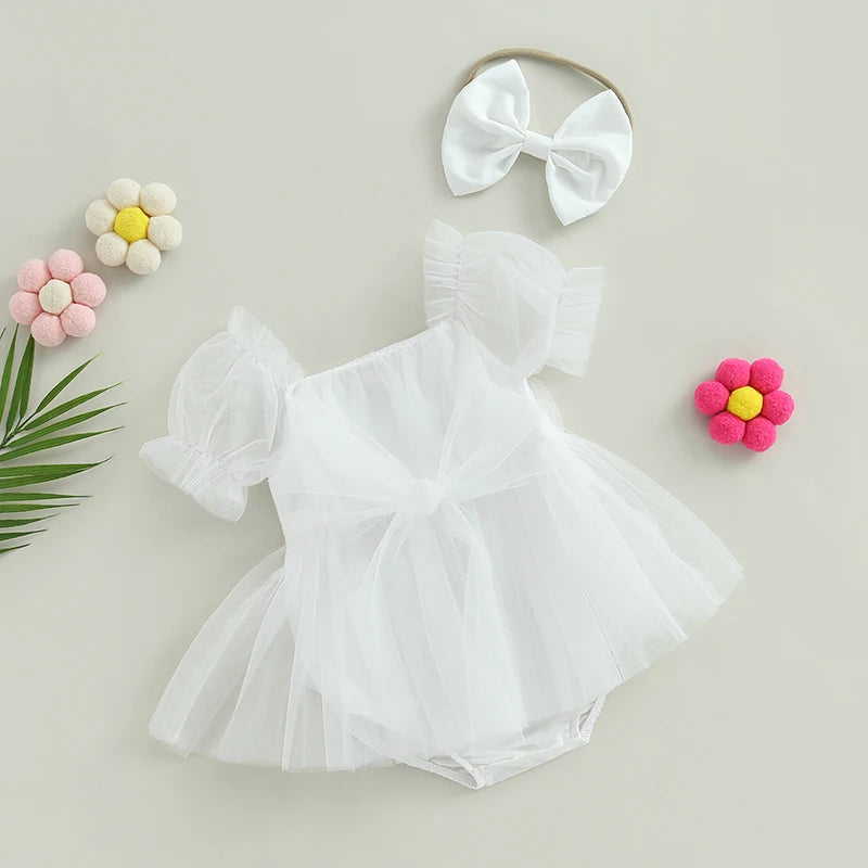 Tulle Romper & Headband Set