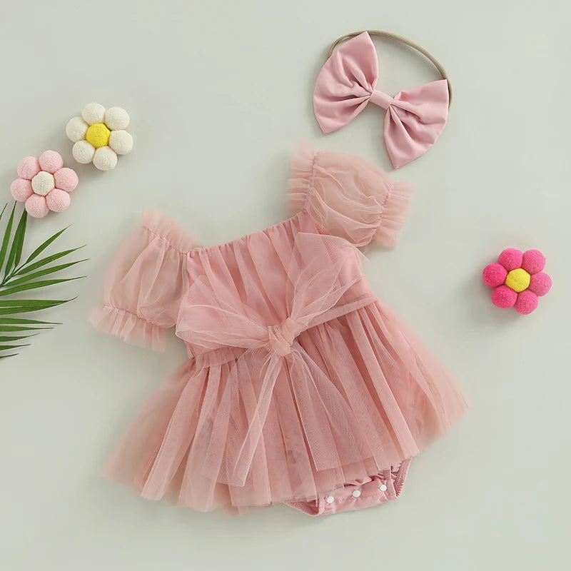 Tulle Romper & Headband Set