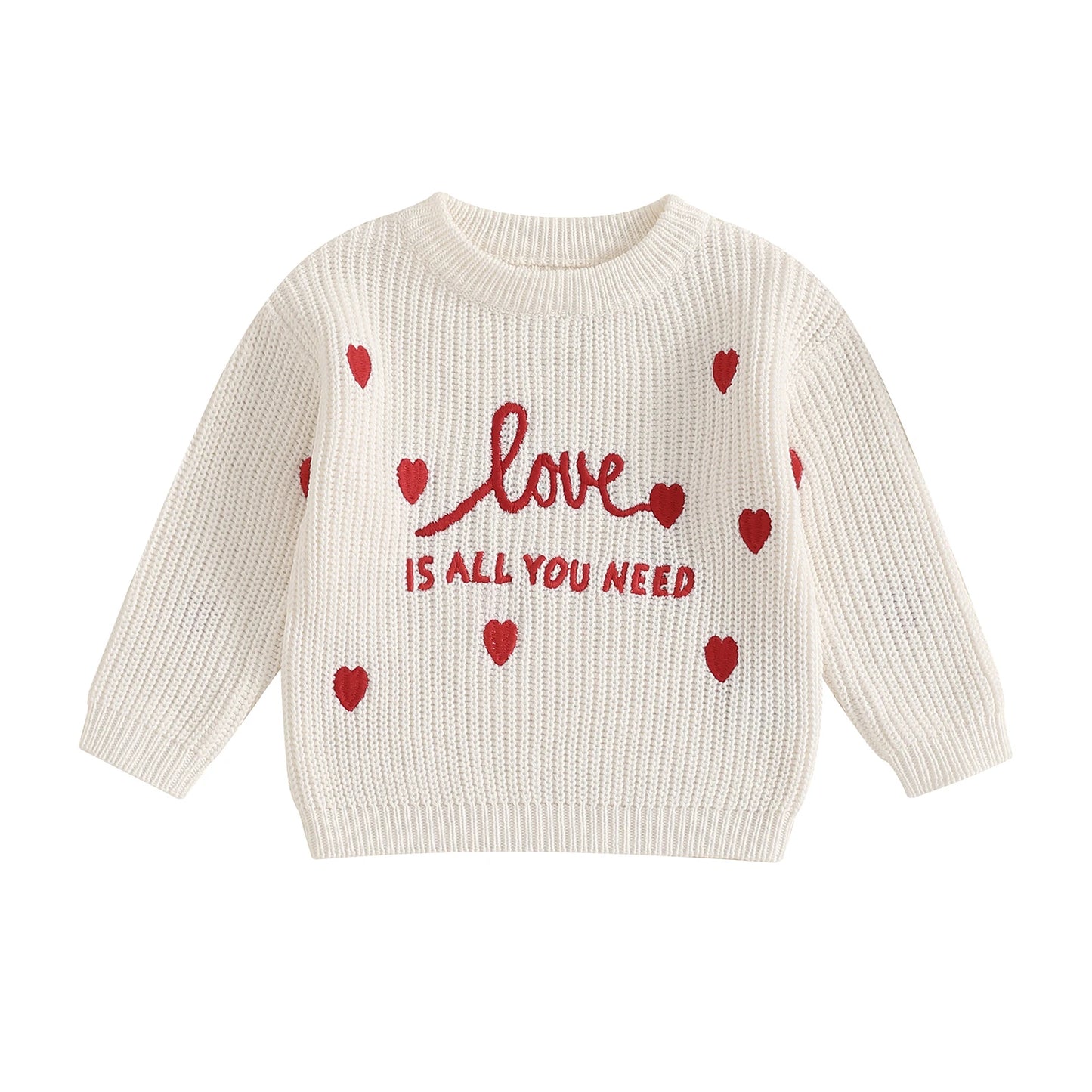 Love Is All You Need Knitted Sweatshirt