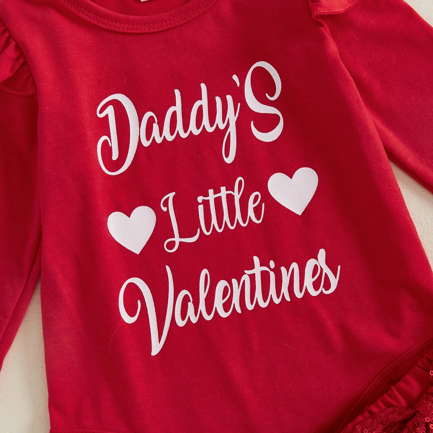 Daddys Little Valentine Outfit