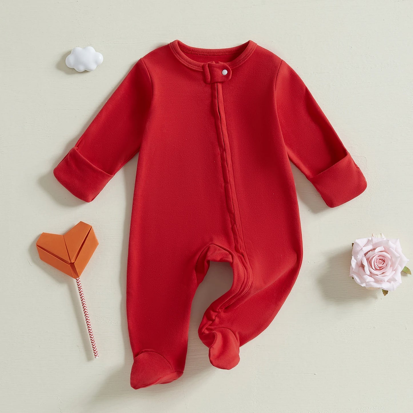 First Valentines Sleepsuit